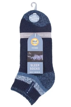 1 Pair Aubin Sleep Socks Men's - Heat Holders