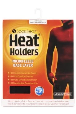 1 Pack Microfleece Base Layer Bottoms Men's - Heat Holders