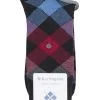 1 Pair Newcastle Virgin Wool Tartan Socks Men's - Burlington