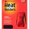 Ladies 1 Pack SOCKSHOP Heat Holders 0.45 TOG Long Sleeve Vest
