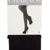 1 Pair Fashion Ribbed Tights Ladies - Charnos