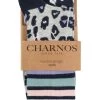 Ladies 2 Pair Charnos Animal And Stripe Bamboo Socks