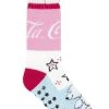 Coca-Cola Ladies 2 Pair Coca Cola Love Polar Bear Slipper Socks