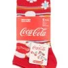 Coca-Cola Ladies 5 Pair Coca Cola Flowers Shoe Liner Socks
