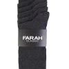 5 Pair Classic Everyday Plain And Argyle Jacquard Cotton Socks Men's - Farah