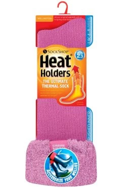 1 Pair Wellington Boot Thermal Socks Ladies - Heat Holders