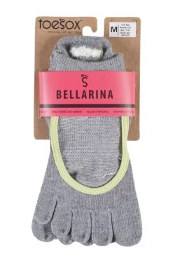 1 Pair Bellarina Full Toe Organic Cotton Open Front Yoga Socks Ladies - ToeSox