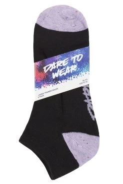 Ladies 6 Pair Dare To Wear Performance Trainer Socks