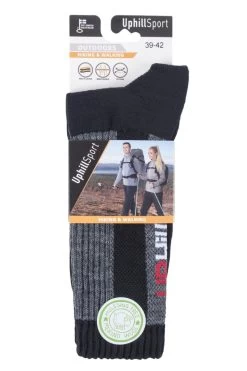 1 Pair UpHill Sport Rokka Trekking 3 Layer L4 Socks Unisex - Uphill Sport