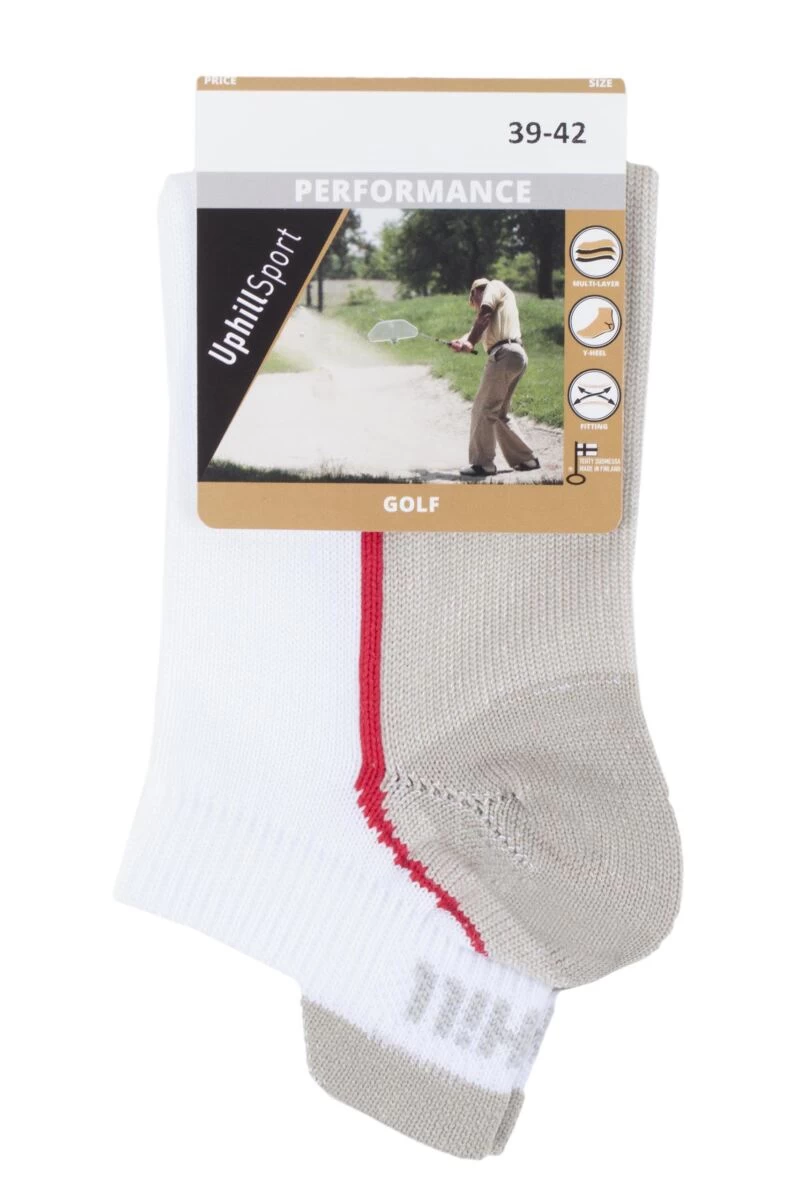 1 Pair UpHill Sport Bermuda Golf Low 3 Layer L2 Socks Unisex - Uphill Sport