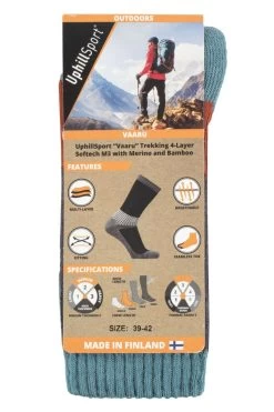 UpHillSport 1 Pair Vaaru 4 Layer Merino Wool Trekking Socks
