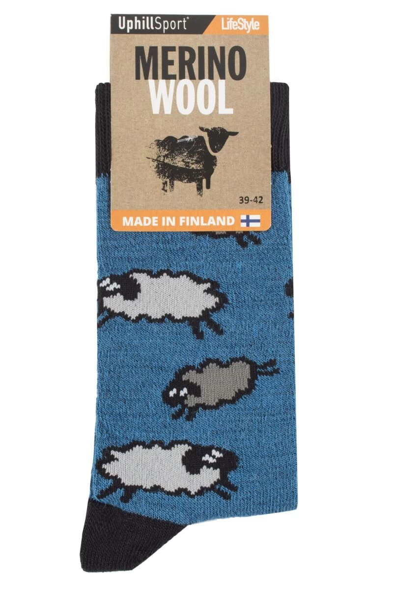 UphillSport 1 Pair Nativa Merino Wool Sheep Patterened Socks