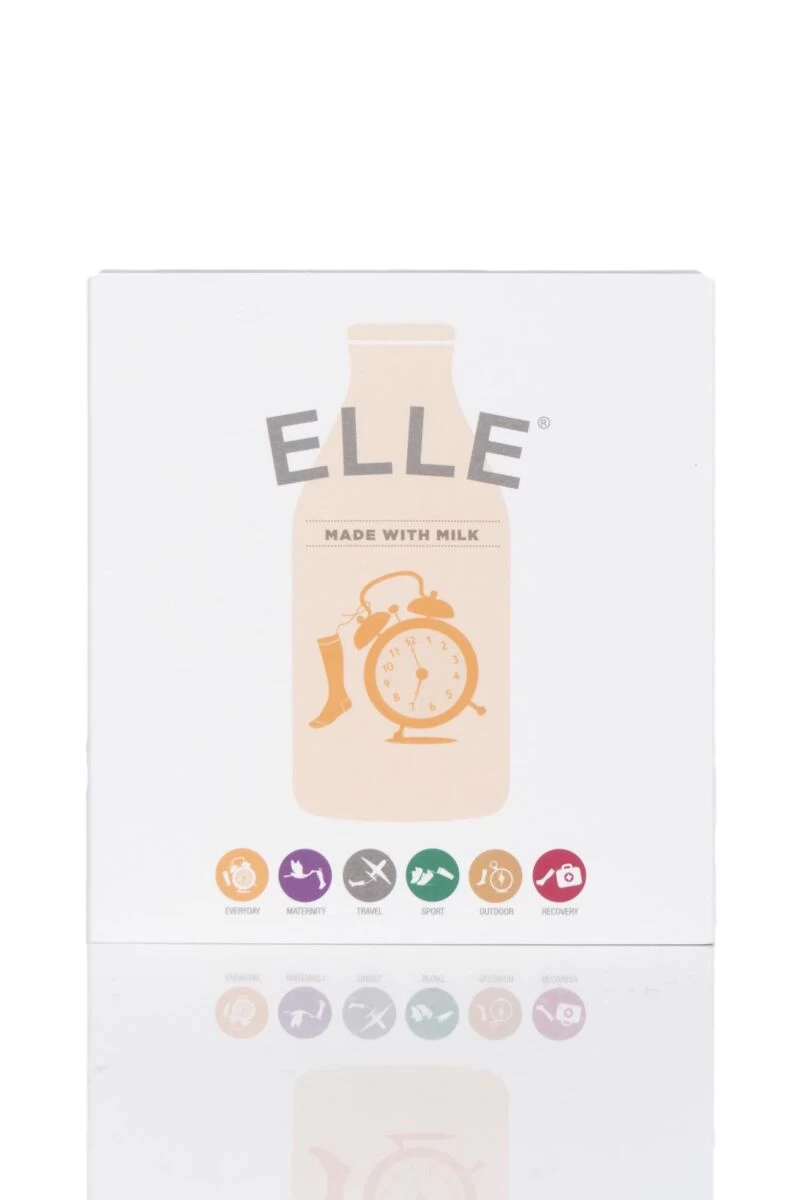 1 Pair Milk Compression Calf Sleeves Ladies - Elle