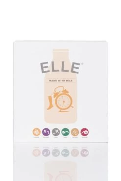 1 Pair Milk Compression Open Toe Socks Ladies - Elle