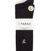 Mens 2 Pair Farah Bamboo Leisure Socks