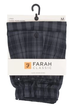 2 Pair Woven Boxers Men's - Farah