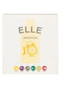 Ladies 1 Pair Elle Milk Socks With Massage Sole