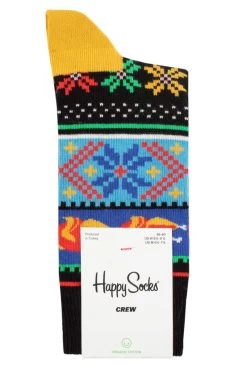 Mens And Ladies 1 Pair Happy Socks Happy Holidays Socks