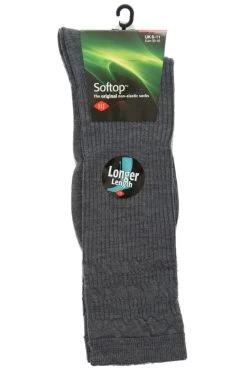 1 Pair Mid Calf Wool Softop Socks Men's - HJ Hall