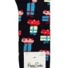 Mens And Ladies 1 Pair Happy Socks Holiday Shopping Socks