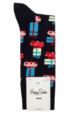 Mens And Ladies 1 Pair Happy Socks Holiday Shopping Socks