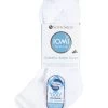 3 Pair Footnurse Cushioned Foot Gentle Grip Diabetic Ankle Socks Ladies - Iomi