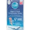 1 Pair 80 Denier Flight And Travel Socks Men's - Iomi