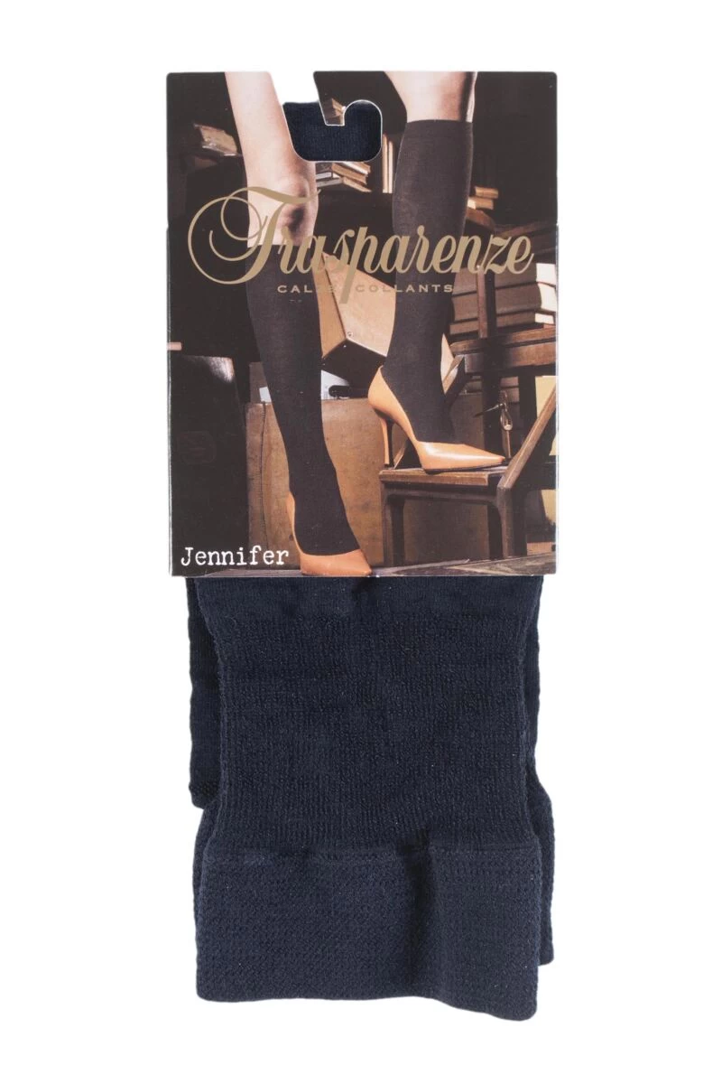 1 Pair Jennifer Merino Wool Knee High Socks Ladies - Trasparenze