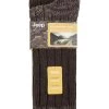 Mens 2 Pair Jeep Wool Blend Cable Knit Boot Socks