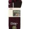 Mens 2 Pair Jeep Thermal Boot Socks