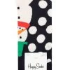 Mens And Ladies 1 Pair Happy Socks Jumbo Snowman Socks