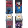 4 Pair Marvel Hawkeye, Black Widow, Black Panther And Doctor Strange Cotton Socks Men's - Film & TV Characters