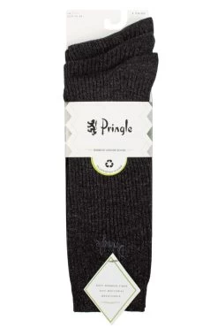Mens 3 Pair Pringle Bamboo Leisure Socks