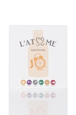 1 Pair Milk Compression Socks Unisex - Atom