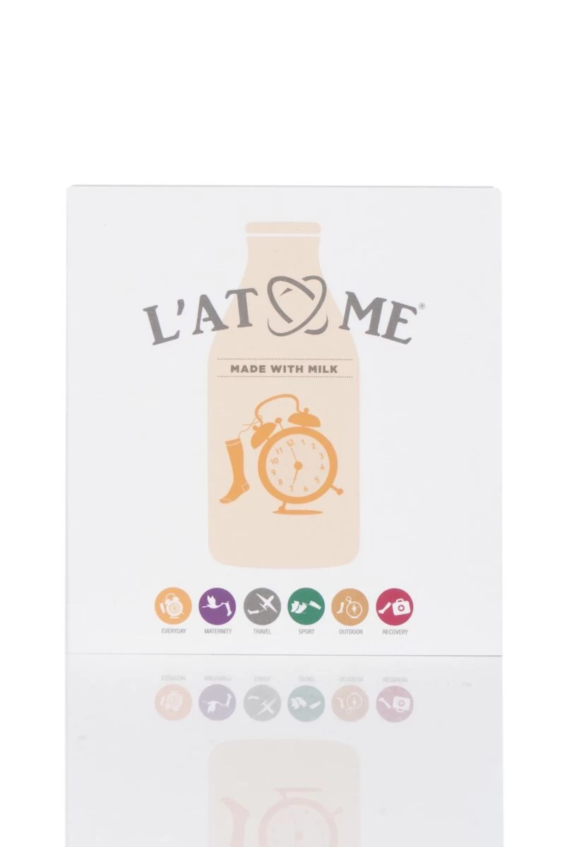 1 Pair Milk Compression Calf Sleeves Unisex - Atom