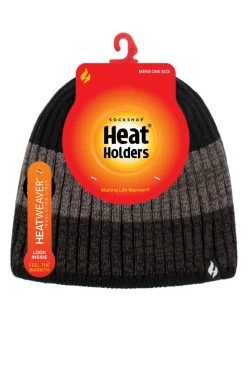 Mens 1 Pack SOCKSHOP Heat Holders Linden Stripe Hat