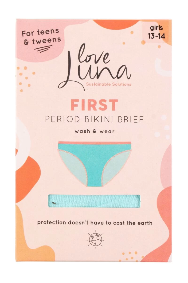 Love Luna 1 Pair Teens First Period Bikini Briefs