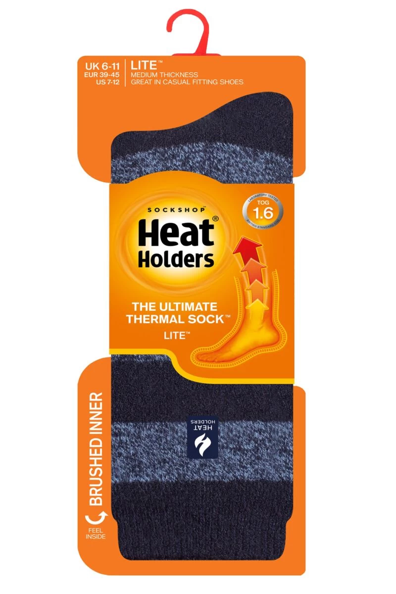 1 Pair Lounge 1.6 TOG Lite Socks Men's - Heat Holders