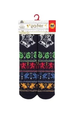 Mens 1 Pair SOCKSHOP Heat Holders 1.6 TOG Lite Harry Potter Thermal Socks