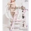 1 Pair Mandarino Floral Tights Ladies - Trasparenze