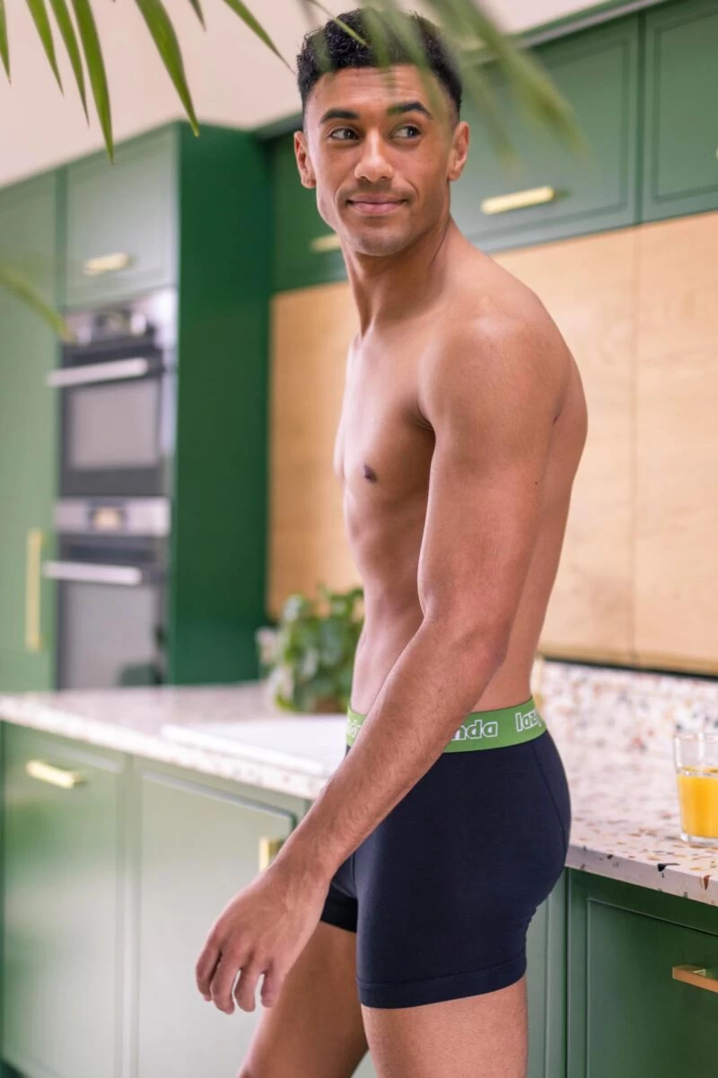 3 Pack Bamboo Boxer Shorts Men's - Lazy Panda - Image 4