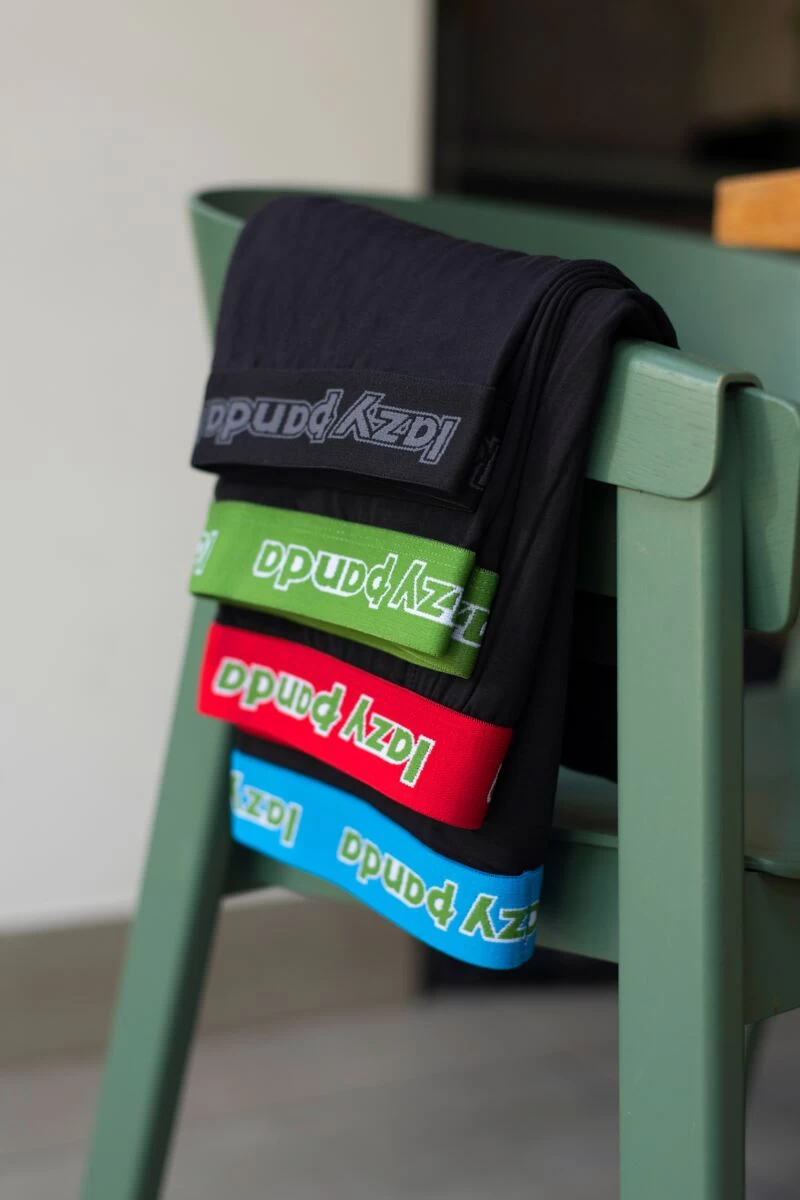 Mens 3 Pack SOCKSHOP Lazy Panda Bamboo Hipster Trunks - Image 3