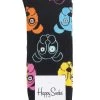 Mens And Ladies 1 Pair Happy Socks Dog And Cat Combed Cotton Socks