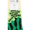 Mens And Ladies 1 Pair Happy Socks Nature Based Solutions Socks