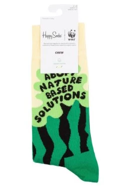 Mens And Ladies 1 Pair Happy Socks Nature Based Solutions Socks