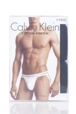 2 Pack Cotton Stretch Jock Strap Briefs Men's - Calvin Klein