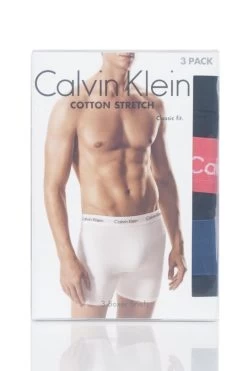 3 Pack Cotton Stretch Longer Leg Trunks Men's - Calvin Klein