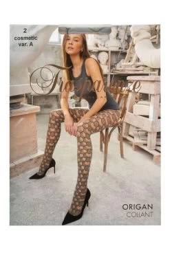 Ladies 1 Pair Trasparenze Origan Geometric Tights