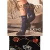 Ladies 1 Pair Trasparenze Platino Floral Patterned Socks