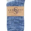 Ladies 2 Pair SOCKSHOP Chunky Rib Cotton Boot Socks